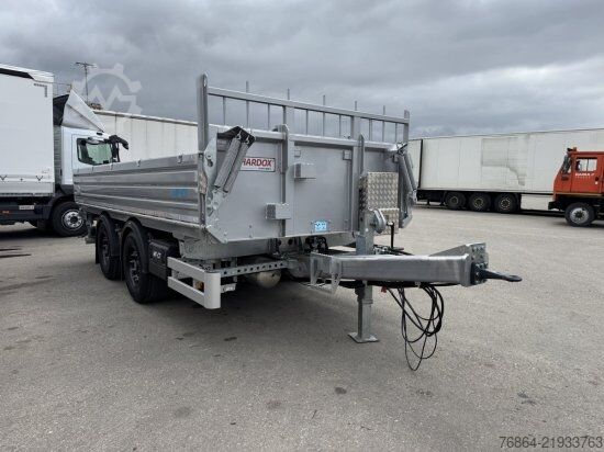 Třístranný sklápěcí přívěs  MFCT UNISTAR ZPX-K.19.550 ,TANDEMDREISEITENKIPPER, PALETTENBREIT