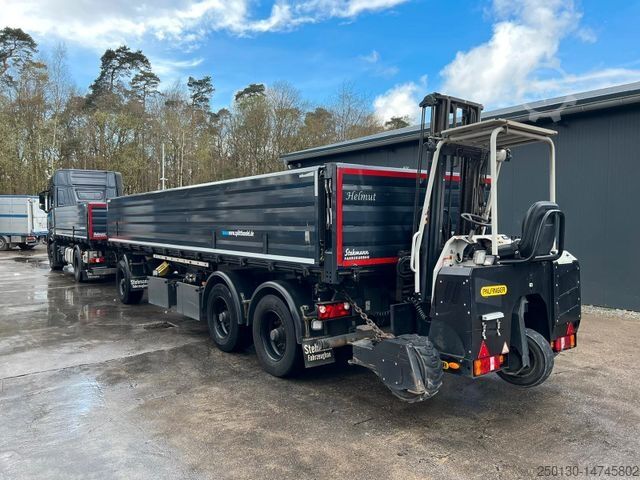 รถพ่วงดัมพ์สามทาง Stehmann 3.Achs Dreiseitenkipper Stapleraufnahme