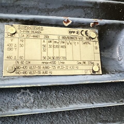 Motor SIEMENS 1LG4 207-4AA61