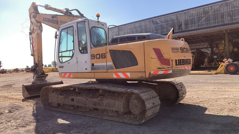 Kettenbagger Liebherr R906 LC Litronic with two buckets