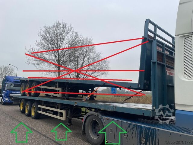 Plataforma remolque Haan OPL45 Heavy Duty (45Ton) / Rungen-Potholes /BPW...