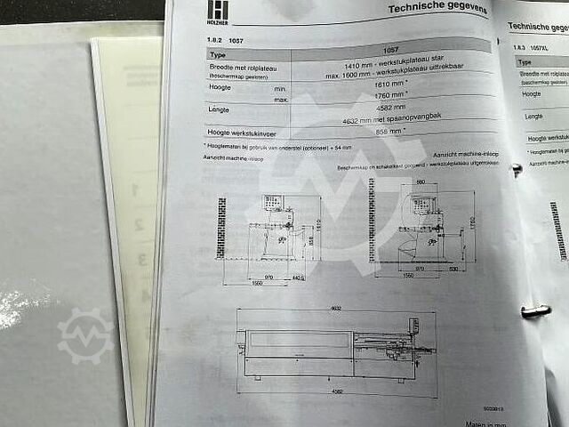 Kantenanleimmaschinen Holz-her Streamer 1057 2016 Holz-her Streamer 1057