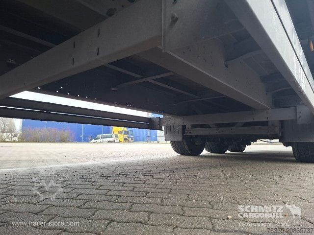 Open semitrailer with tarp Schmitz Cargobull Curtainsider Mega