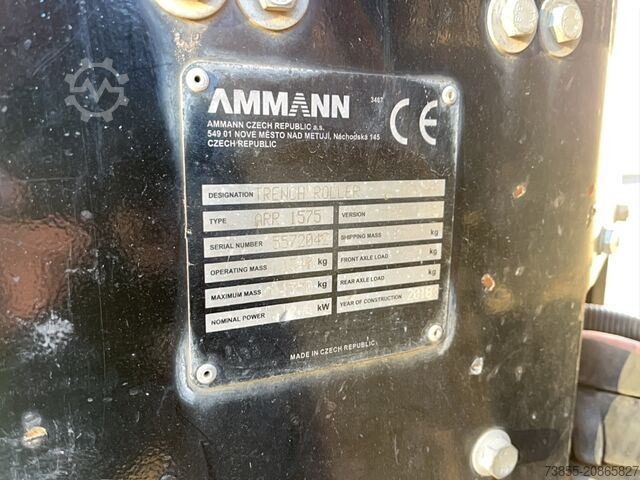 Tandemwalze Ammann ARR 1575 – Remote-Controlled Trench Roller Ideal for Soil Compaction