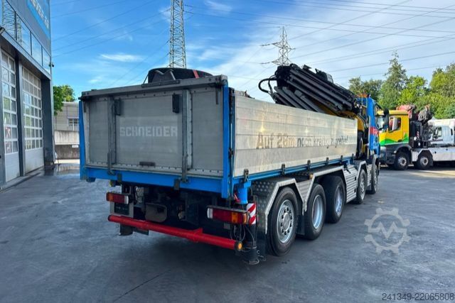 Jeřáb na nákladním automobilu SCANIA R480 10x4 Fassi 660 Kipper 3S