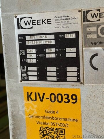 Foratrice a passaggio continuo Weeke BST 500