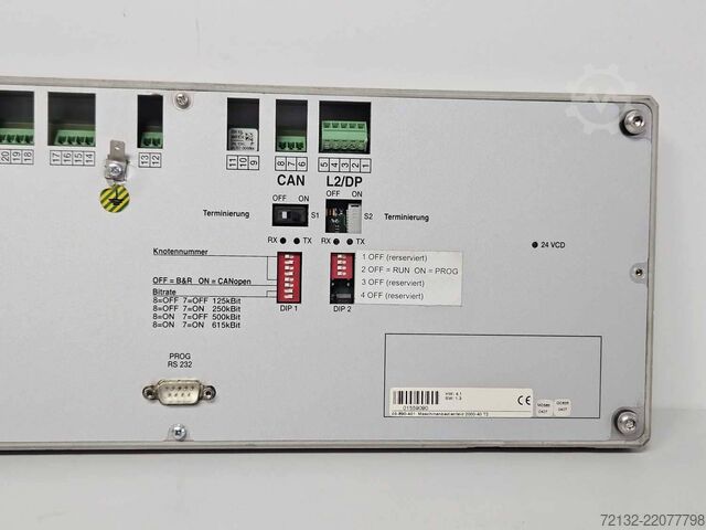 Maskinbetjeningspanel Lisec 2000-40/TZ