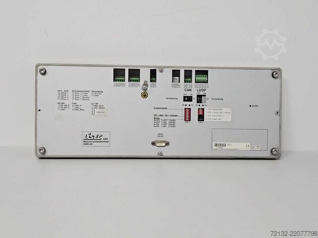 Maskinbetjeningspanel Lisec 2000-40/TZ