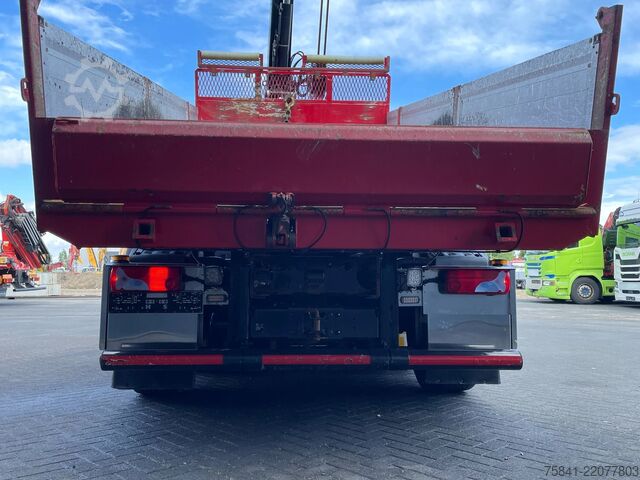 Camião-grua MAN TGS 26.400 TGS 26.400 6x2-4 BL KIPPER HIAB 302 ...