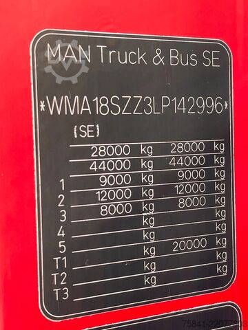 Camião-grua MAN TGS 26.400 TGS 26.400 6x2-4 BL KIPPER HIAB 302 ...