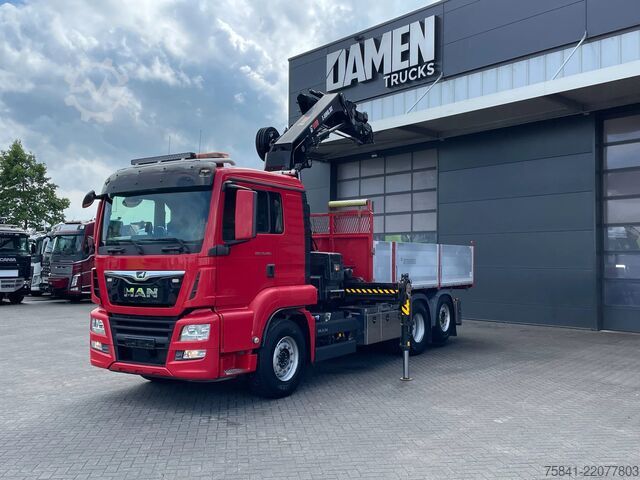 Xe cẩu MAN TGS 26.400 TGS 26.400 6x2-4 BL KIPPER HIAB 302 ...