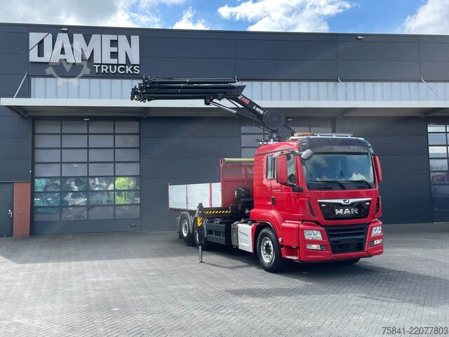 Xe cẩu MAN TGS 26.400 TGS 26.400 6x2-4 BL KIPPER HIAB 302 ...