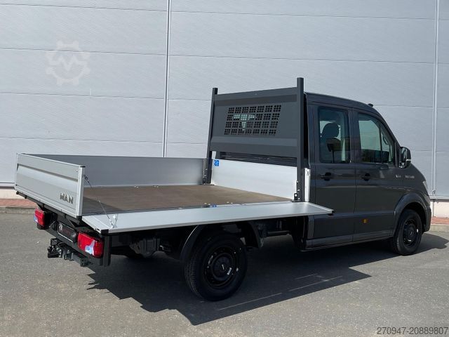 Pritschenwagen MAN TGE 3.180 Pritsche DOKA MR 4x4 LED TEMP DIFFSPER