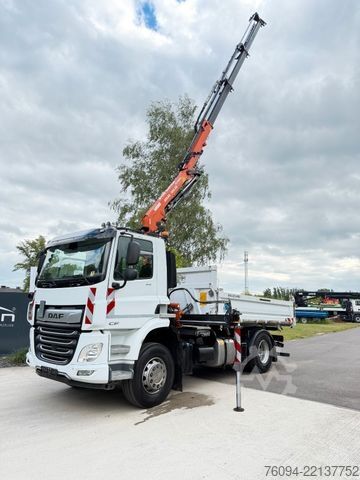 Tovornjak prekucnik DAF CF 410 MEILLER Kipper KRAN 15m FUNK AHK