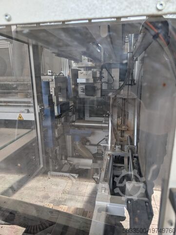Obrábacie centrum s priechodným posuvom Götzinger Maschinenbau GmbH Victoria Abläng Fräs Schleif Automat
