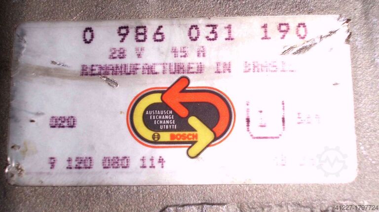 Alternador 28 V Bosch