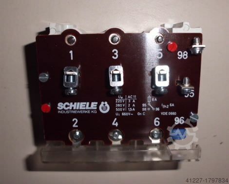 Motor protection relay Schiele SRS 25