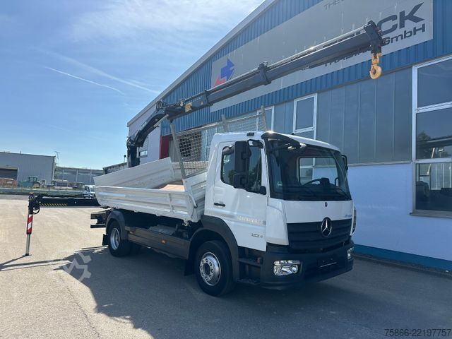 Vinç i montuar në kamion MERCEDES-BENZ 1224 K Atego 2 Seiten Kipper Hiab 078 X Duo