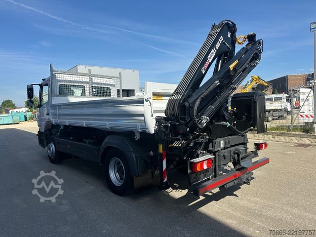 Vinç i montuar në kamion MERCEDES-BENZ 1224 K Atego 2 Seiten Kipper Hiab 078 X Duo