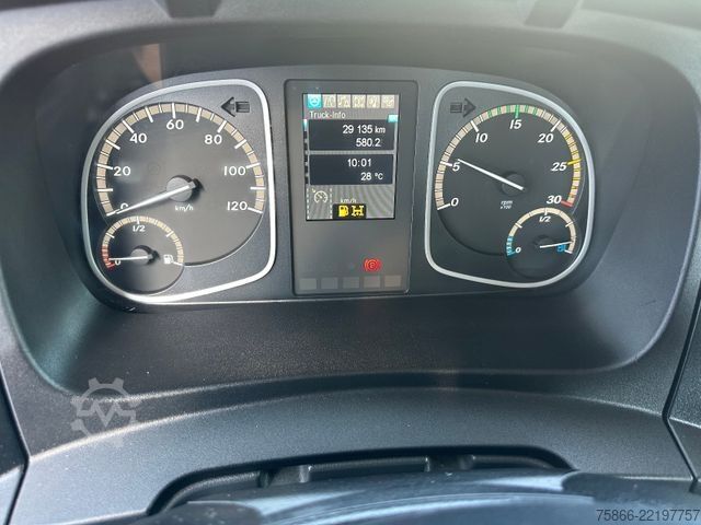 Vinç i montuar në kamion MERCEDES-BENZ 1224 K Atego 2 Seiten Kipper Hiab 078 X Duo