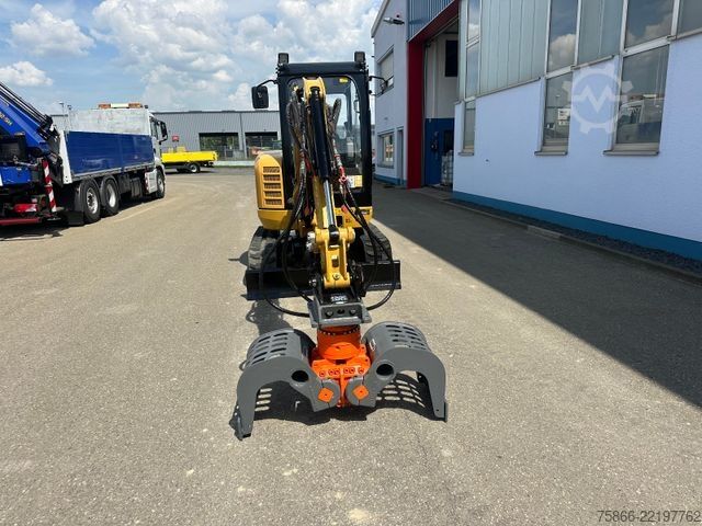 Minibagger CATERPILLAR 302.7 Powertilt Löffelpaket Sortiergreifer