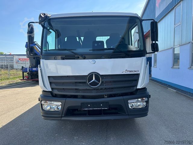 Kamion vetësbërëshkues MERCEDES-BENZ 1224 K Atego 2 Seiten Kipper Hiab 078 X Duo
