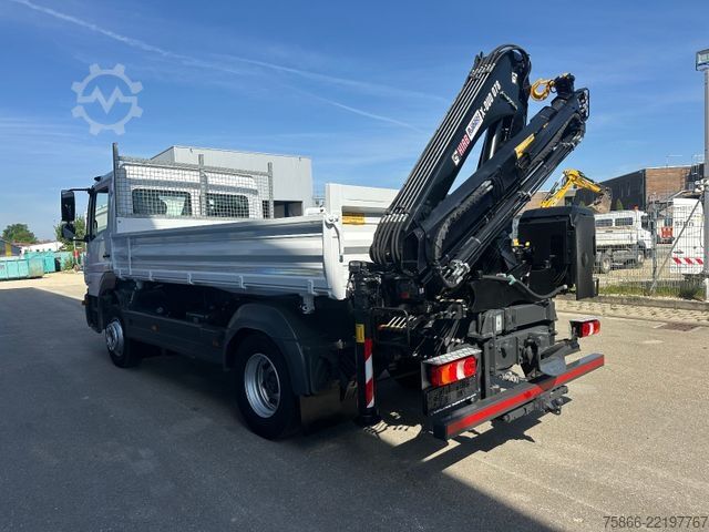 Kamion vetësbërëshkues MERCEDES-BENZ 1224 K Atego 2 Seiten Kipper Hiab 078 X Duo