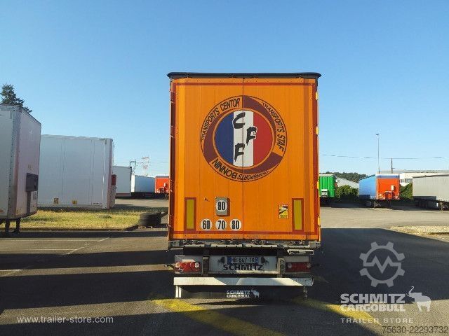 Atvērta puspiekabe ar tentu Schmitz Cargobull Semitrailer Curtainsider Standard
