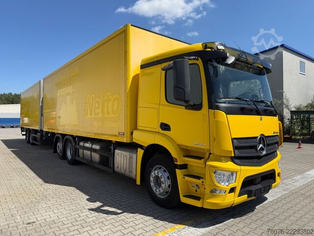 Chladírenský vůz MERCEDES-BENZ 2540 LL 6x2/4 Kühlkoffer 8.2m LBW 2,5t  Carrier