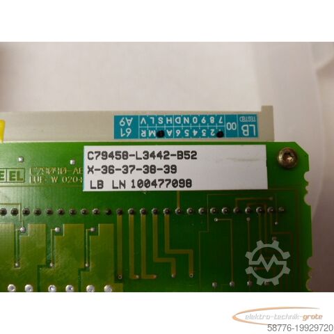 Siemens íhlutur Siemens Teleperm M 6DS1731-8RR Board E Stand 7 SN LN100477088