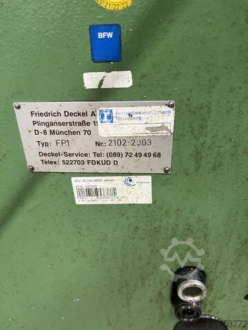 Universell fräsmaskin från skola! Deckel FP1