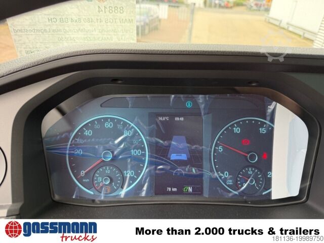 Chasis de camión MAN TGS 41.480 8x4 BB CH, MEHRFACH VORHANDEN!