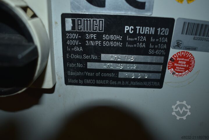 ศูนย์กลึงและกัด CNC Emco Pc Turn 120