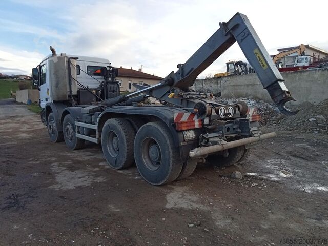 هوك لودر Mercedes-Benz Actros 3246 8x4 with Marrel telescopic hook arm (22 tons)