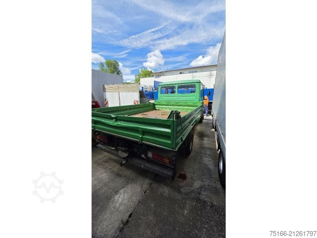 自卸货车面包车 MERCEDES-BENZ 609 D K Doppelkabiner 6-Sitze Kipper MEILLER3-S.
