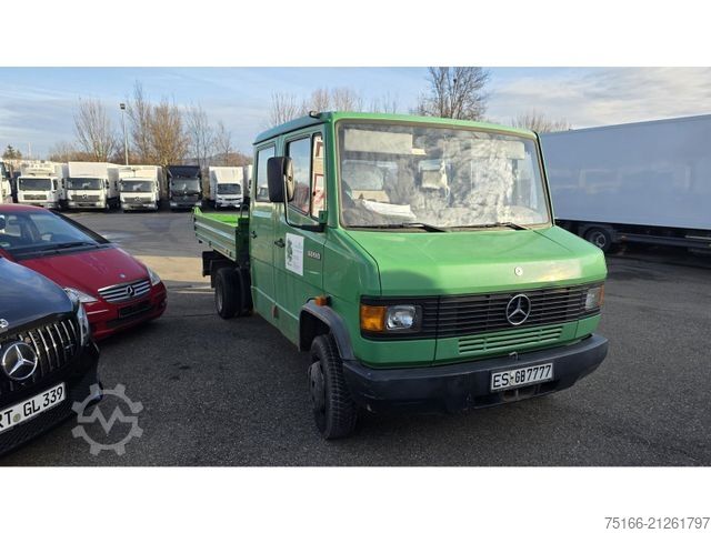 自卸货车面包车 MERCEDES-BENZ 609 D K Doppelkabiner 6-Sitze Kipper MEILLER3-S.