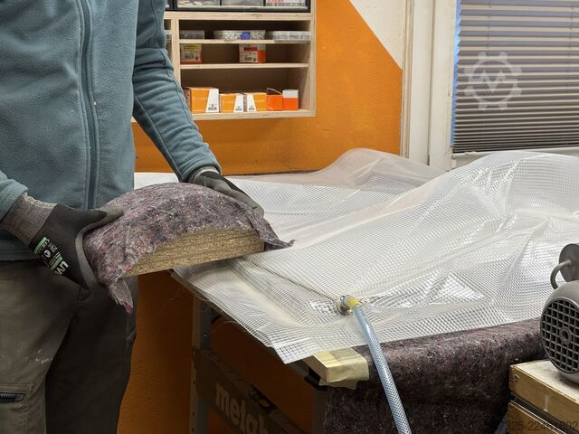 Laminating in layers and (moulded) veneering COLUMBUS Vakuumsack Vacuflex