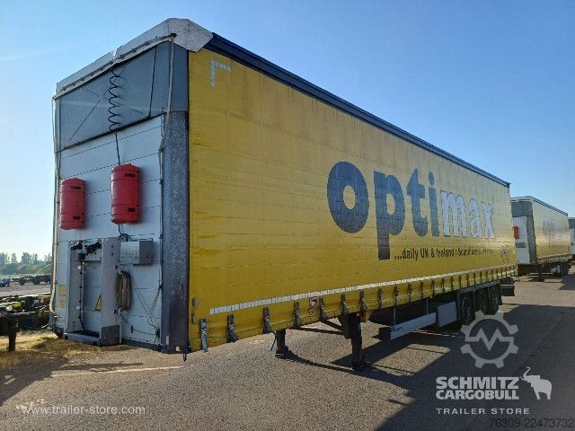 Opin hálf-vagn með segldúk Schmitz Cargobull Curtainsider Mega Getränke