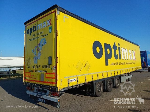 Opin hálf-vagn með segldúk Schmitz Cargobull Curtainsider Mega Getränke