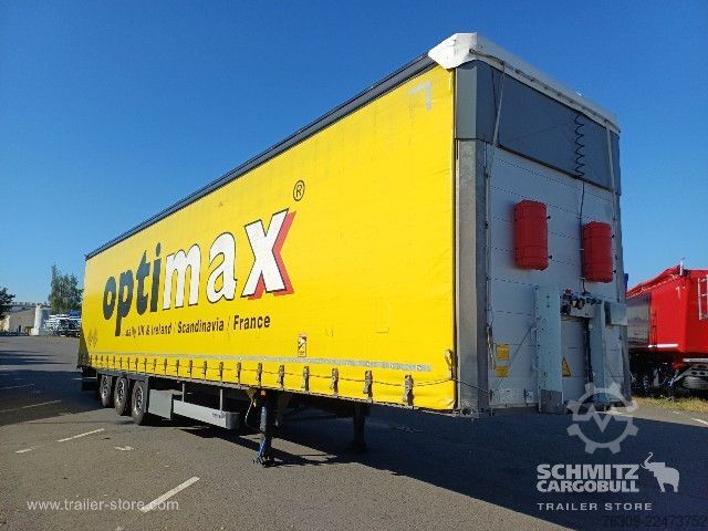 Opin hálf-vagn með segldúk Schmitz Cargobull Curtainsider Mega Getränke