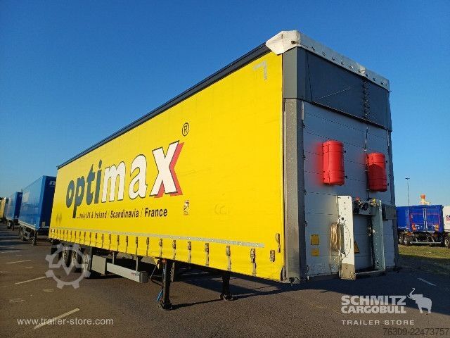 Opin hálf-vagn með segldúk Schmitz Cargobull Curtainsider Mega Getränke