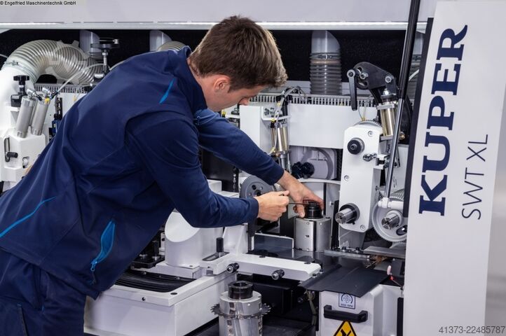 četru pušu ēvele KUPER SWT XL-6 Fenster, CNC-Spindeln