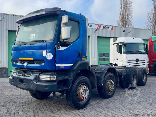 Велике навантаження Renault Kerax 380 8x4 ,  PTO, full spring !!!