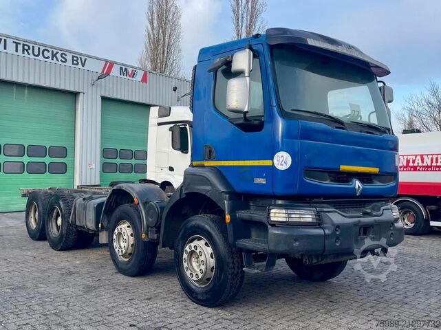 Велике навантаження Renault Kerax 380 8x4 ,  PTO, full spring !!!