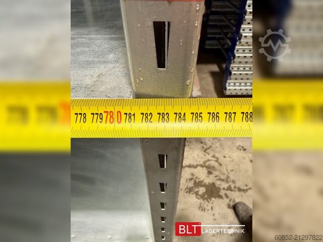 Kragarmregal 39 lfm. Gebrauchtes STOW Fachbodenregal 300 cm hoch, 60 cm tief, 7 Lagerebenen