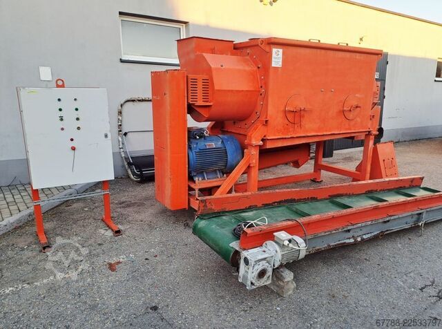 צנטריפוגת ייבוש לחומרים פלסטיים KCBM 700-1000 kg/h 75 kW