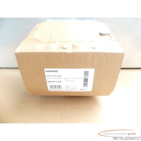Componente Siemens SIVACON 8PS BD2C-1250-EE-KR-EBAL / BD2-1250-KR SN118446 - !