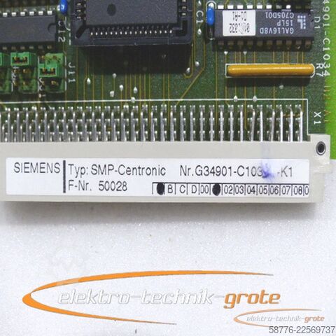 Componente Siemens SMP Centronic G34901-C1033 -K1 , E Stand siehe Foto