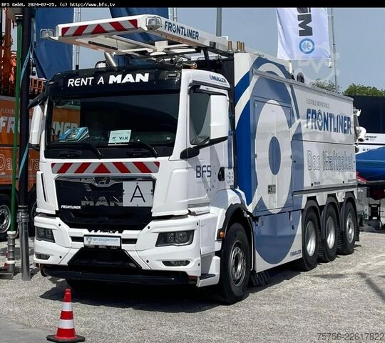 Vaakummahuti veoauto MAN TGS (TG3) 35.510 8x4-4 BL CH MÜLLER Canalmaster
