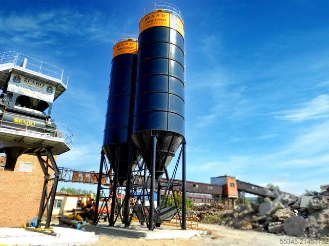 混凝土搅拌站 / 混凝土厂 FABO Concrete Batching Plant 120 m3 Compact Concrete Batching Plant